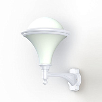 Dallas N° 3; Opal polycarbonate E27 75W; White
