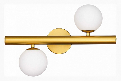 бра с плафонами, золотистое покрытие