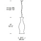 Leucos Spring S 0004290 подвесной светильник