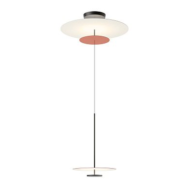 подвесной светильник терракотового цвета цилиндрический