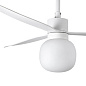 33760-25 Faro AMELIA L BALL LED Белый потолочный вентилятор  матовый белый