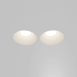 Встраиваемый светильник Maytoni Gyps Modern 10W Белый DL129-GU10-02-W