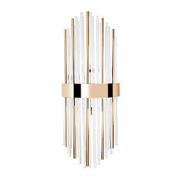 A1007AP-2GO Arte Lamp ACAPULCO настенный светильник с вертикальными стеклянными трубками