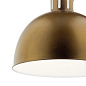 Zailey 15.75" 1 Light Pendant Natural Brass подвесной светильник 52153NBR Kichler — фото 2