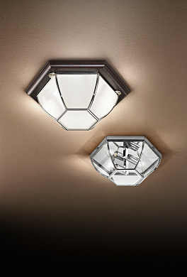 Потолочный светильник Cremasco Cupola esagonale 0981/3PL