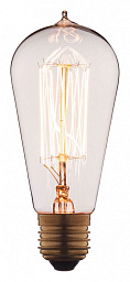 6440-SC Loft It Edison bulb лампа накаливания эдисон 40Вт прозрачная