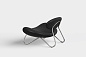 Meadow lounge chair Dunes 21003/Chrome Woud, кресло