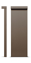 Look боллард односторонний H. 870mm бронза 3000 K 11.5 Вт