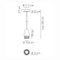 Axo Light Fedora SP FEDOR 1 подвесной светильник SPFEDOR1ROBCGU1 — фото 1