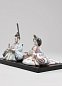 Фарфоровая статуэтка императора и императрицы хина Hinamatsuri Dolls Lladro 01009246 — фото 1
