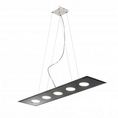 Metal Lux Dado SP 5L Linear линейный подвесной светильник чёрный 259.105.03