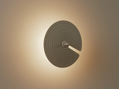 настенный алюминиевый светильник непрямого света с декоративным рассеивателем