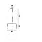 FN275017_20 Foscarini Twice as Twiggie SP LED большая люстра чёрный — фото 1