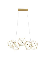 Gold Copper LED 25 Watt 220-240 Volt 2049Lm 3000K IP20 Led Chip: 60 Pcs L: 84 W: 22 H: 110 cm