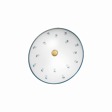 потолочный светильник с латуневым кольцом