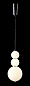 0470/203 DESI Crystal lux Светильник подвесной 1х12W LED Хром