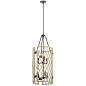 Oana 6 Light Foyer Chandelier White Washed Wood люстра 52079WWW Kichler — фото 1