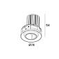 28465 9000 B Delta Light ENTERO RD-S TRIMLESS WALLWASH TW Встраиваемый точечный светильник — фото 1