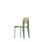 4055737141690 Standard Vitra Стул обеденный зелёный с деревянным сиденьем — фото 3