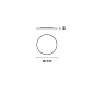 QL88 Isola iGuzzini Ø1150mm - Neutral White - Microprismatic - DALI — фото 1