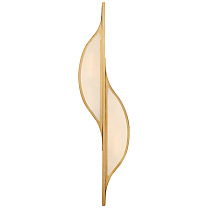 Avant Large Curved Sconce антично-патинированная латунь с матовым стеклом