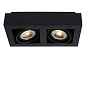 09120/24/30 Lucide Zefix потолочный светильник чёрного цвета с парой направленных ламп — фото 3