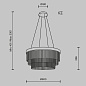 Подвесной светильник Maytoni Trove 40W Латунь MOD486PL-L38BSK — фото 5