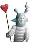 Фарфоровая скульптура влюблённого с красным сердцем The Lover II Lladro, дизайн Jaime Hayon 01007253 — фото 1