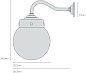 Настенный светильник Original BTC Hampton Size 1 — фото 4