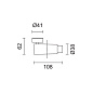QI44 Palco Recessed iGuzzini Palco Framer Ø37 spotlight - surface - remote driver — фото 1