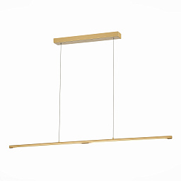 SL1580.203.01 ST-Luce Ralio подвесной светильник линейной формы с золотым профилем