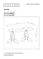 17997/02/35 Lucide Picto детский потолочный светильник с тремя синими плафонами на продольной планке — фото 7