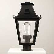 WA0200.BK.EX Kent Small Gatepost Lantern, Black, IP44 for exterior use