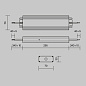 PSL008-200W-48V-IP67 Maytoni Power Supply Magnetic Источник напряжения 200W Серебро — фото 5
