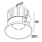 27714 9020 GC Delta Light ARTUUR R IP44 SOFT Встраиваемый точечный светильник — фото 1