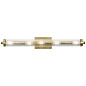 Azores 32" 5 Light Linear Vanity Light Natural Brass настенный светильник 45650NBR Kichler