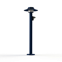 Kerlouan N° 4; Polycarbonate E27 105W Detector; Steel blue