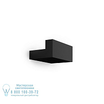 PALOS OUTDOOR WALL SURFACE 1.0 LED 9.5W CRI80 2700K BLACK Wever Ducre