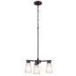 Stamos 18" 3 Light Chandelier Olde Bronze люстра 52435OZ Kichler — фото 7