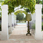 0918503 Kartell Kabuki PT Outdoor уличный дизайнерский торшер белый — фото 8