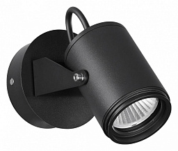 6647/10WL Odeon Light Stima уличный настенный светильник цилиндрический чёрный IP67