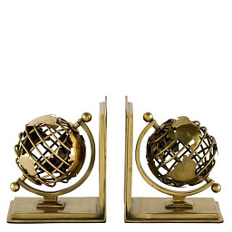 105601 Eichholtz Globe держатели для книг в виде мини-глобусов на подставке