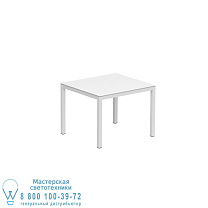 СТОЛ TABOELA 100X90CM БЕЛЫЙ С КЕРАМИЧЕСКОЙ ВЕРХНЕЙ ЧАСТЬЮ БЕЛЫЙ Royal Botania