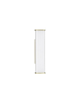 Acrylic Brushed Gold Metal Aluminium LED 7Watt 220-240Volt 455Lm IP44 3000-4000K CCT by Dip Switch L:7 W:7.5 H:30 cm