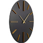 53654 Часы настенные Luca черные Ø70см Kare Design