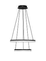 Triac Dimmable Sandy Black Aluminium & Acrylic LED 46Watt 220-240Volt 3500Lm IP20 3000K D:60 H:150 cm