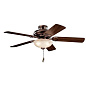 52" Sutter Place Select Fan Oil Brushed Bronze люстра-вентилятор 339501OBB Kichler — фото 3