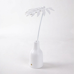 SE09024 Seletti LEAF LIGHT настольная лампа с абажуром в форме цветка на вытянутой ножке