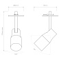 1422016 Apollo 100 Recessed Astro lighting спот текстурированный белый — фото 1
