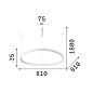 Подвесной светильник Gemini SP D081 ON-OFF 3000K Ideal Lux 247281, черный — фото 4